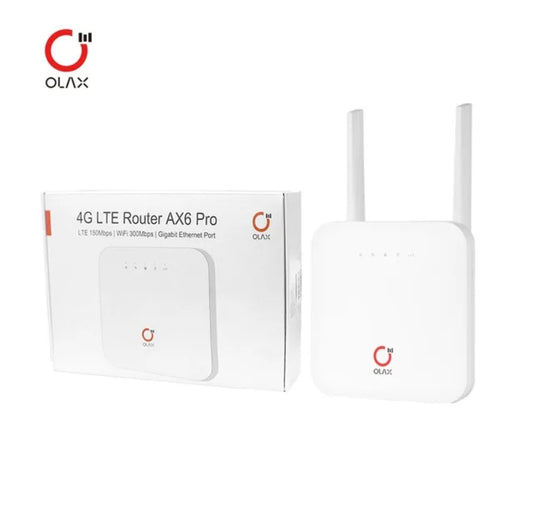 Enrutador WiFi CPE OLAX AX6 PRO 4G LTE, módem 4G, batería de 4000 mAh, módem inalámbrico 4G